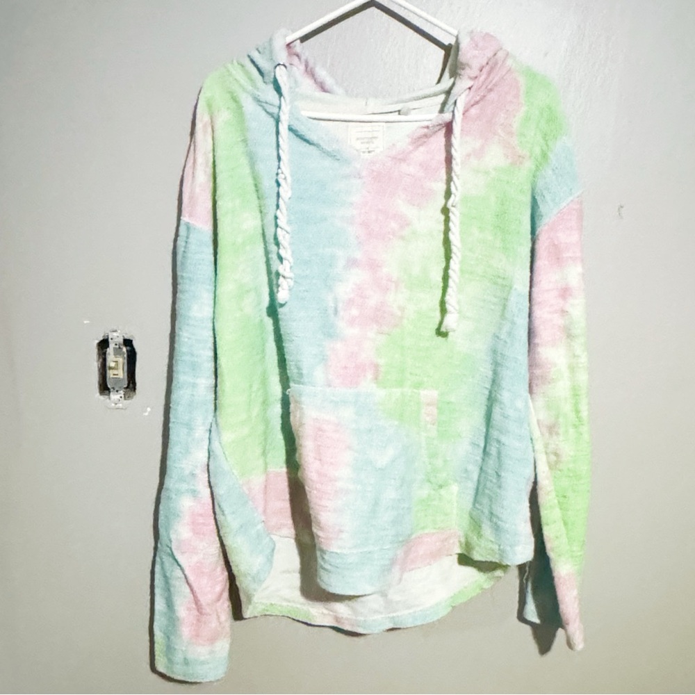 Southern Spirit Pastel Tie Dye Pullover Size XL